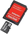 SanDisk microSDHC 16GB Class 4 Speicherkarte (inkl. microSD zu SD Adapter)