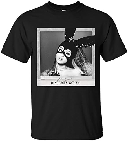 Spend freely Men's Ariana Grande Dangerous Woman Album Cotton Soft T-Shirt