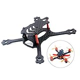 copter frame bauen 110mm FPV frame is ture X structure, the true X frame design, high quality 3K full carbon