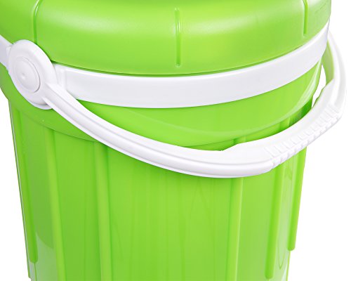 Ondis24 Thermobehälter für Glühwein Transport- oder Tischbehälter mit Auslaufhahn isoliert heiß & kalt Thermobox (8 Liter, Grün) - 5