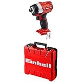 Das Eindrehen von großen und langen Schrauben ist mit dem Schlagschrauber von Einhell ein müheloses Unterfangen. Der Schlagschrauber verfügt über eine ¼