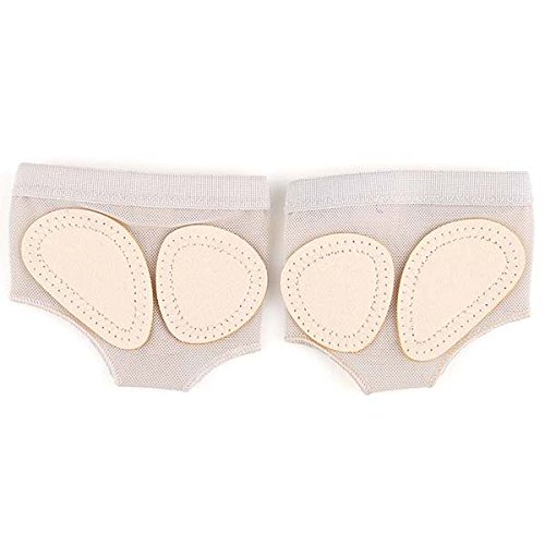 WLM Footful 1 Pair Ballet Dance Thong Metatarsal Pads Ball of Foot Forefoot Cushions Covers 8-11CM