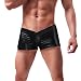 Produktbild Luckycat Herren Boxershorts Slip Unterwäsche Stretch Wetlook Boxer Briefs Shorts Trunk Pants Unterhosen (C, Free Size)