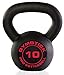 Produktbild Kettlebell 10kg Kugelhantel Hantel Gewicht Training Cross-Fit Vinylummantelt rot