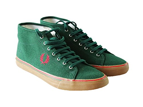 Preisvergleich Produktbild Fred Perry - Herrenschuhe -Sneaker- Kendrick Mid Canvas - Grün - Gr.40