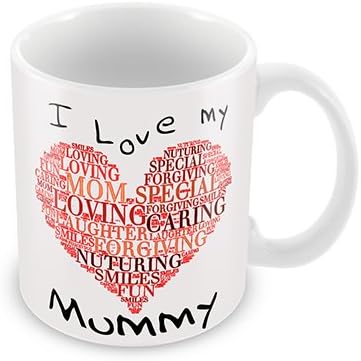 "I Love my Mummy" high quality Ceramic Gift Mug ideal Mothers Day Mom Mum Mummy Birthday Christmas Gift Mug