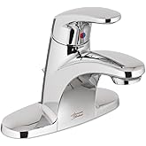 American Standard 7075000.002 Colony Pro Metal Drenajlı Tek Saplı Banyo Bataryası, 1.2 GPM, Parlak Krom