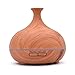 Produktbild Holzmaserung Luftbefeuchter, Ultraschall Aroma Diffusor geeignet für Zuhause, Yoga, Büro, Spa, Schlafzimmer, Babyraum,Yellow