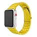 Produktbild Colorful 42mm Ersatz-Armband für Apple Watch Series 3 Edelstahl Ersatzarmband Uhrenarmband Replacement Wechselarmband Watch Band für Apple Watch Series 3 (Gelb)