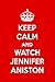 Produktbild Keep Calm And Watch Jennifer Aniston: Jennifer Aniston Designer Notebook