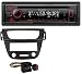 Produktbild caraudio24 Kenwood KDC-BT430U AUX USB Bluetooth MP3 CD Autoradio für Renault Megane 3 09-14 Quadlock schwarz