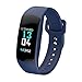 Produktbild WETERS Fitness Tracker Aktivität Tracker Uhr Herzfrequenz Blutdruck Blutsauerstoffmonitor wasserdicht Schrittzähler Fernbedienung Kamera Anti-verloren Sport Armband(blau)