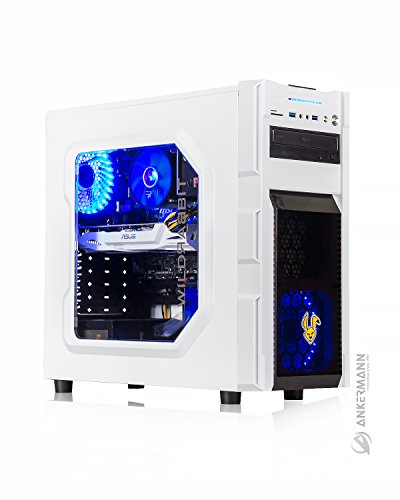 Ankermann-PC Gaming Pc Multimedia VR Ready WildRabbit GTX, Intel i5 7500 4×3,40GHz, MSI GeForce GTX 1060 6GB, 8GB RAM, 240GB SSD, Microsoft Windows 10 Professional, Flüsterleise, Cardreader 7in1, EAN 4260409319271 - 8