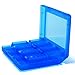Produktbild VCOER Blau 3DS Spiel Kassettenboxen Dekorative Accessoires Spielkassette Schutzhülle 28 Eine Karte Pack 3DSll Plastic Crystal Hard Case Protective Cover For Nintendo 3DS