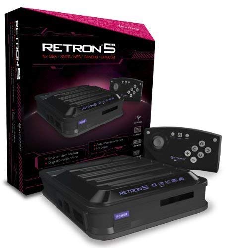 Hyperkin - Consola Retron 5 Negra + Mando Bluetooth