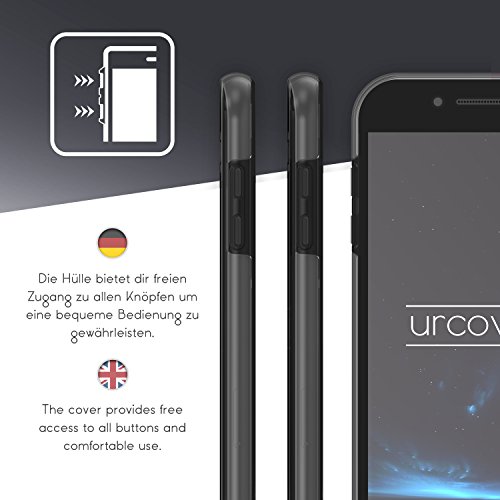 UrcoverÂ® Samsung Galaxy A3 (2017) HÃ¼lle | 360 Grad Case Schutz-hÃ¼lle in Schwarz | ohne Punktmatrix | Handy-Cover Rundum ultra slim Case dÃ¼nn Schale | Smartphone ZuberhÃ¶r Tasche SchutzhÃ¼lle fÃ¼r Galaxy A3 2017