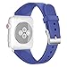 Produktbild Bearbelly Armband Kompatibel mit Apple Watch 44MM Pure Color Silikon Wasserdichtes Sportarmband Ersatzarmband Atmungsaktives Sportarmband Damenarmband Herrenarmband