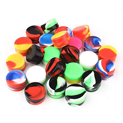 Contenitore di gomma di immagazzinaggio della cucina multi-colore della cera dell'olio di CEOKS non-stick 5ml del contenitore di silicone