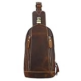 ➤【MULTIUSOS】: 3 en 1 como bolso de pecho/bolso bandolera/mochila cruzada, usted puede llevarlo según diferentes lugares y necesarias. Es más cómodo y elegante.