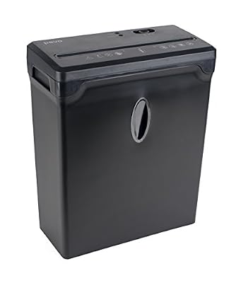 Unbekannt Pavo 8003501 Destructeur de documents jusqu'à 6 feuilles avec cartes de, Shredder avec corbeille à papier, 4 x 33 mm, 10 L
