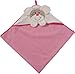 Produktbild Morgenstern Kapuzenhandtuch 100x100 cm rosa Motiv Maus 100% Baumwolle Kinder Babys