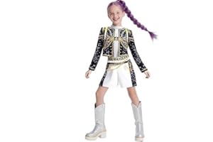 Genérico For Hunters Disfraz Golden Niña, Cosplay Anime, Accesorios Para Obras De Teatro Y Fotos Para Fiestas Temáticas Y Carnavales De Halloween