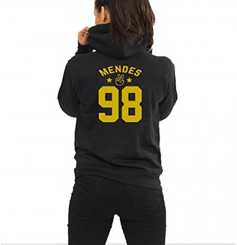 wallshirt Hooded Sweatshirt Shawn Mendes 98 Special Limited Gold Unisex 2017 Spring/Winter Black - Black, XX-Large