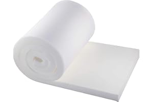 Luxe & Komfort® High Density Upholstery Firm Foam Sheet 80 CM x 50 CM / 32 x 20 Inch, for Cushion, Seat Pads, Sofa, Dinning Indoor Floormat Caravan CamperVans Outdoor ChairPadding (32 x 20 x 4 Inch)