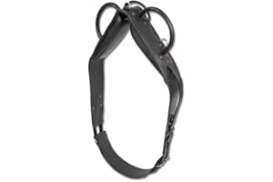 GUOML Waldhausen - Surfaix de Voltige et de Longe Couleur - Noir, Taille - Cheval