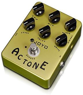 JF-13 AC Tone Vox Amp Simulator Guitar Effect Pedal Guitarra Parts True Bypass for Musical Instrument , golden