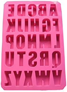 Silicone Mold-Auykoop Alphabet Letters A-Z Cake Fondant Mold Sugarcraft Cutter Cupcake Bakeware Chocolate Soap Decoration Cake Tool