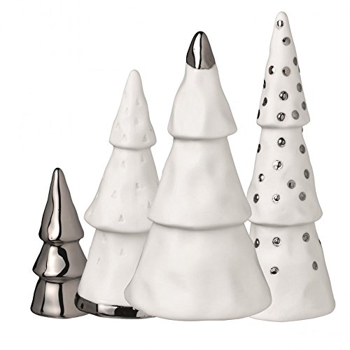 Weihnachtswald hiver 4 pièces en argent