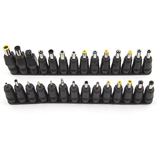 Audel 28 St  ck x Universal Netzteil adapter 5 5x2 1mm AC DC Stecker Set f  r Laptops und Notebooks