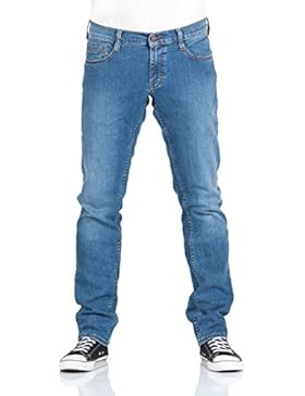 Mustang Herren Jeans Oregon - Tapered Fit - Blau - Strong Blue - Light Blue
