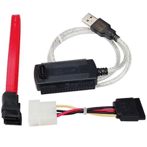 DIGIFLEX USB-Konverter Adapterkabel für 2,5″/3,5″ SATA/IDE Festplattenlaufwerke - 2