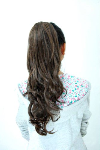 Pony Tail Hair Extension 19 Inch-Dark Brown