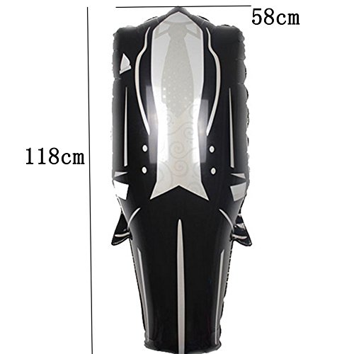 LAAT 2 PCS Romantische Hochzeit Dekorationen Ballons Braut und Bräutigam Kleid geformte Folien-Ballone für Heirat Jahrestag Karikatur - 2