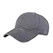 Produktbild showsing Herren Verstellbar Frauen Solid Cap Casual Fashion Baseball Hut, Blanko Schatten Gap M Grau