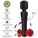 Produktbild Magic Wand Massagestab, James love Mini Handheld Wand Massagegerät Massager mit 10 Vibrationsmodi, Körpermassager für Nacken Schulter Arme und Beine Körper Fuß,USB Wiederaufladbar, 100% wasserdicht