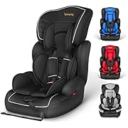 Besrey Kinderautositz Autositz Gruppe 1/2/3 (9-36kg). Auto Kindersitz für Kinder 9 Monaten-12 Jahre. ECE R44/04. Mit Sicherheitsgurten gesichert, kein Isofix.