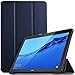 Produktbild IVSO Hülle für Huawei MediaPad T5 10, Ultra Schlank Slim Schutzhülle Hochwertiges PU mit Standfunktion Perfekt Geeignet für Huawei MediaPad T5 10 10.1 Zoll 2018 Modell, Blau