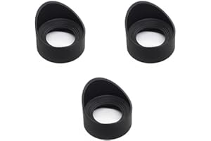 MIOYOOW 3 fundas para telescopio, antiimpacto, para telescopio, alivio de ojos, distancia óptica, para miras de microscopio con diámetro interior de 33-46 mm