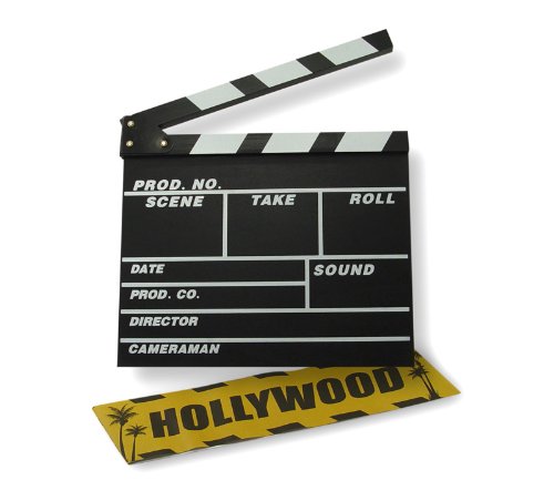 Hollywood Filmklappe aus Holz