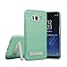 Price comparison product image Sansee Carbon Fiber Hybrid Light Protection Stent Case Cover For Samsung Galaxy S8/S8 Plus (Samsung Galaxy S8 Plus, Mint Green)