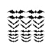 Produktbild xmydeshoop Schwarz Attraktive Bat Abnehmbare DIY Wandaufkleber Kunst Aufkleber Dekoration Halloween Kunst Aufkleber Aufkleber Dekoration 38X43 cm