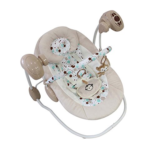 Automatischer Schaukelliegestuhl mit Vibration, Musikfunktion und Timer - 4