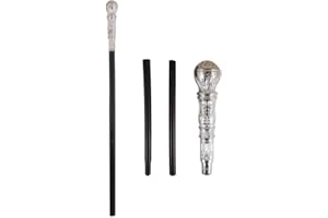 MAKI FASHIONS Pimp Cane – Fancy Dress Cane, Decorative Costume Walking Stick for 70s Gangster, Halloween & Party Accessories, Lightweight Pimp Stick Prop