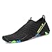 Produktbild Aquaschuhe Unisex, Rovinci Damen Herren Wasserdicht Badeschuhe Kinder Schnell Trocknend Surfschuhe Yoga Barfuß Schuhe Wasserschuhe Strandschuhe Schwimmschuhe Wasser Sportschuhe mit Rutschfeste Sohlen