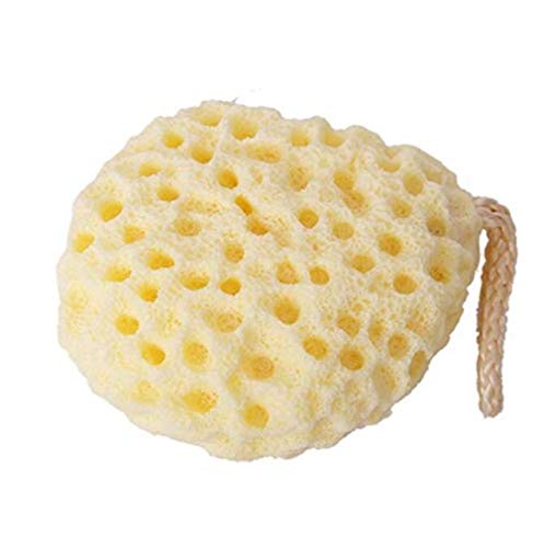 BQLZR Hobbies 1pcs Esponja de baño para bebés Esponja de baño para niños hidrófila súper Suave y sin irritación Esponja de baño, Amarilla