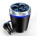 Produktbild NUO-Z Auto-Cup-Ladegerät, Bluetooth-Hands-Free-FM-Transmitter mit Nothammer 3 USB-Ports und 2 Sockel Zigarettenanzünder Splitter
